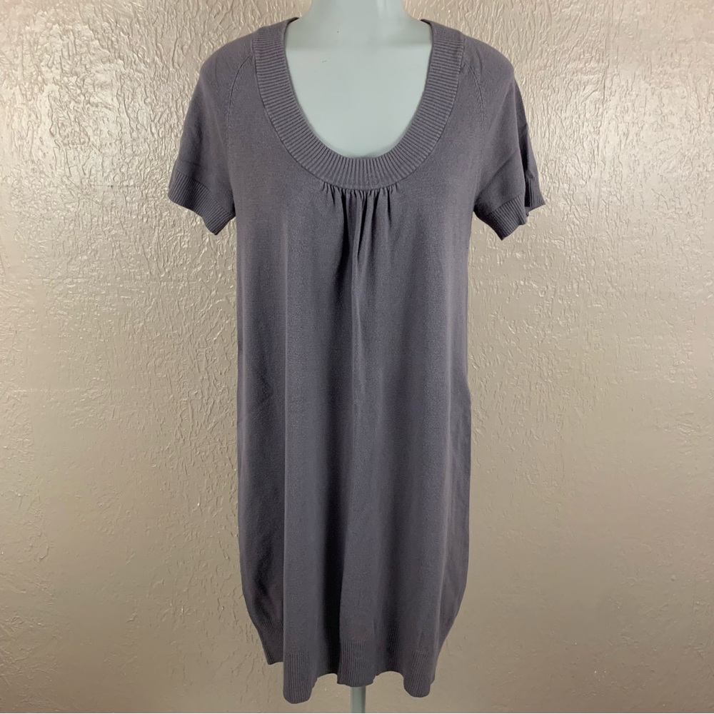 Mossimo Supply Grey Short Sleeve Sweater Dress